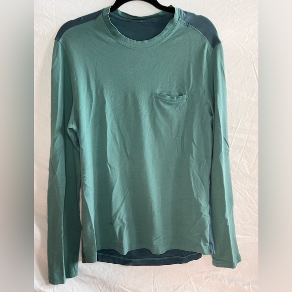Lululemon Long Sleeves Pocket Half Pique T-Shirt - Picture 1 of 4